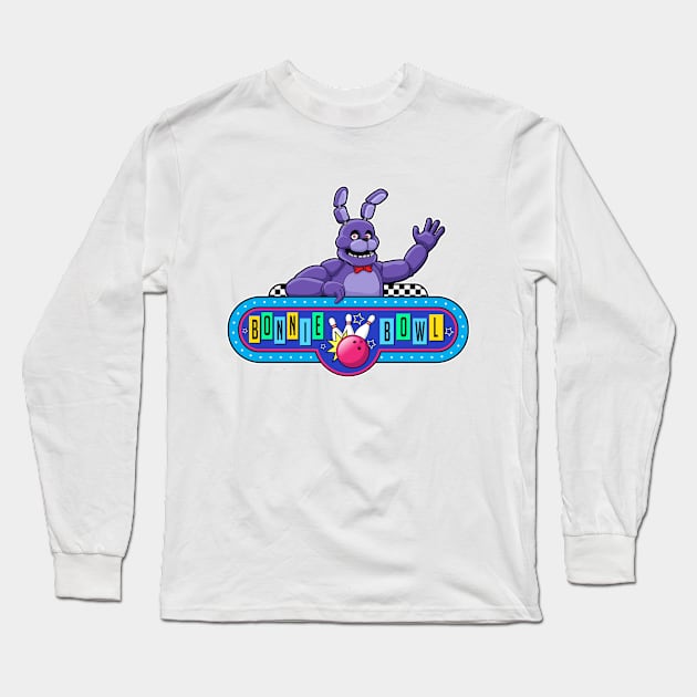 FNAF Bonnie the Bunny Long Sleeve T-Shirt by halegrafx